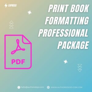 Print Book Formatting Standard Package